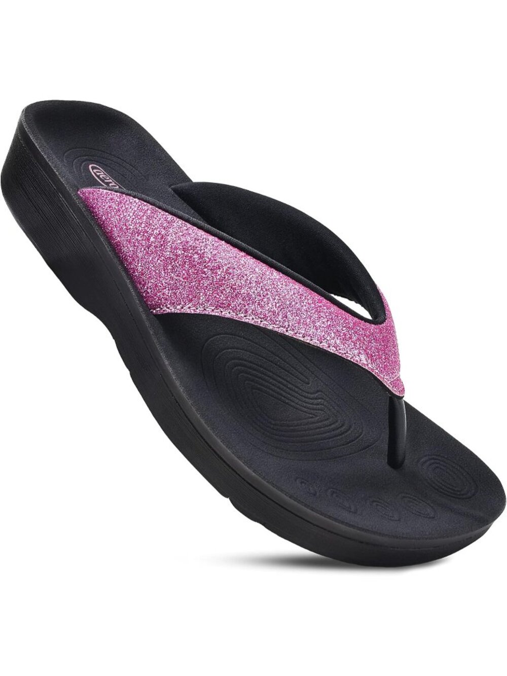 🆕Women's Purple Comfy Arch Support Flip Flops Orthopedic Slip on Sandals